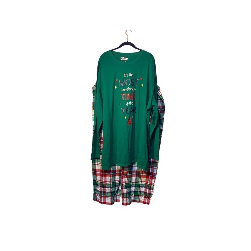 Jammies For Your Families The Most Wonderful Time of The Year Pajamas Size 3X NW